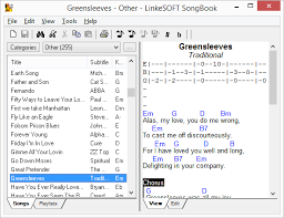 Linkesoft Songbook Songs And Chords