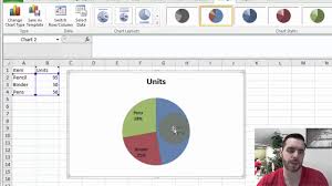 how to create a pie chart in excel