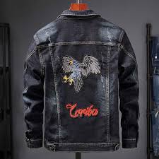 Men's denim jackets and outerwear. Buy Men S Denim Jacket Bomber Ripped Denim Jacket Male Cowboy Denim Coat Outerwear At Affordable Prices Free Shipping Real Reviews With Photos Joom