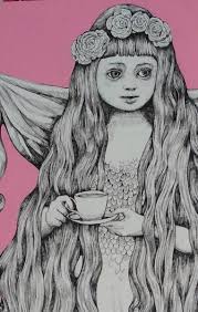 ヒグチユウコ 原画 まじょとけらい展 ラプンツェル 2 ヒグチユウコ ラプンツェル 人物画