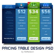 Welcome to download free internet price packages templates in psd and ai format, internet price lovepik > internet price packages images > internet price packages templates 6300+ results. Pricing Table Psd Template By Softarea On Deviantart