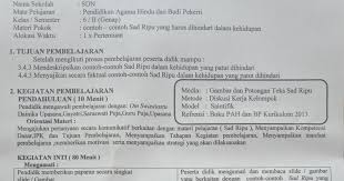 Rencana pelaksanaan pembelajaran (rpp) pendidikan agama hindu dan budi pekerti tahun pelajaran 2014/2015 semester i dan ii 1. Serba Serbi Pendidikan Hindu Rpp K13 Sd Kelas 3 Dan 6 Revisi 2020
