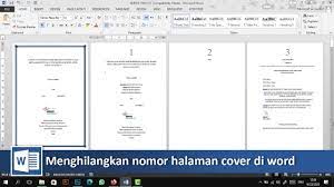 Kemudian untuk dapat mengakses menu pengaturan, maka anda harus memilih word options pada jendela office tersebut. Cara Menghilangkan Halaman Pertama Atau Cover Di Word Tutorial89 Youtube