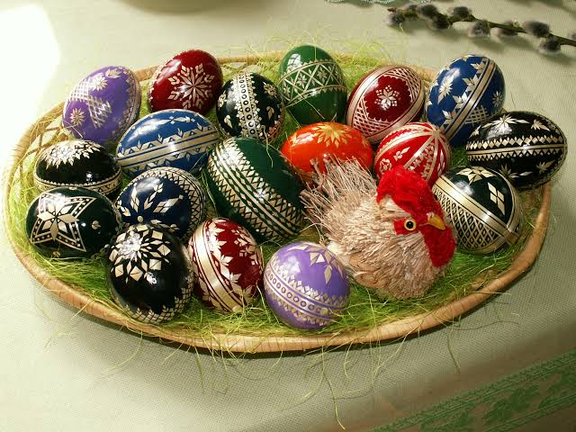 Mga resulta ng larawan para sa Easter eggs in Czech Republic, Hanácké kraslice"