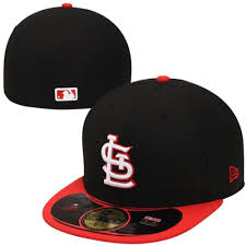 Black And Red St Louis Cardinals Hat New Era St Louis Cardinals Diamond Era Pop 59fifty Performance Fitted Hat Black Red Hats Fitted Hats New Era Hats
