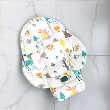 стульчик для кормления Peg Perego Prima Pappa Zero 3 Peg Perego Siesta Prima Pappa Zero 3 Cover For The Highchair Double Sided Cotton Removable Cover Seat Pads Princess Deers Rabbit Mint