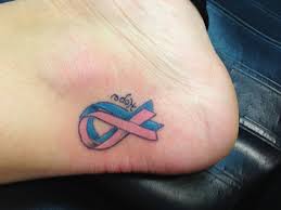 Lung cancer is second and marked by a white ribbon. Colon Cancer Tattoos Designs Tattoo Ideen