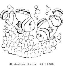 Coloring pages are fun for children of all ages and are a great educational tool that helps children develop fine motor skills, creativity and color recognition! Clownfish Clipart 1112689 Illustration By Visekart