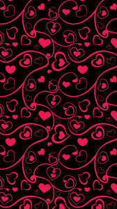 Black And Red Heart Wallpaper Hd Red Black Hearts Wallpaper Heart Wallpaper Backgrounds Phone Wallpapers Valentines Wallpaper