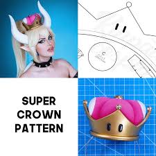Super Crown Pattern (DIGITAL DOWNLOAD) | Kinpatsu Cosplay