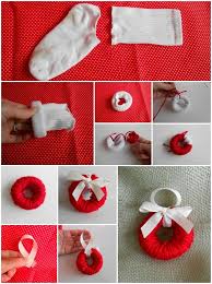 Diy Sock Ornament A Great Way To Use Your Holy Socks Christmas Ornaments Homemade Christmas Ornaments Xmas Crafts