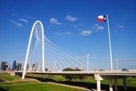 Spanning the trinity river and dallas floodway in dallas texas, the 'margaret hunt hill bridge' by valencian architect and engineer santiago calatrava has officially. Margaret Hunt Hill Bridge Dallas 2012 Structurae