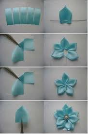 9536e718b60a9428112da54f96a0cde9 Jpg 417 631 Pixeles Bordados En Cinta Costura Con Cintas Tutorial Flor Hecha Con Cinta