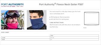 Unisex Port Authority Fleece Neck Gaiter