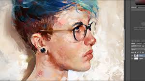 Knowing how to effectively blend colors is arguably the most important aspect to digital painting. Blue Hair Painting A Digital Portrait In Photoshop Youtube