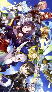 Sword art online all characters wallpaper. Iphone X Xr Xs 6 7 8 Plus Art Printed Phone Case Alo Sword Art Sword Art Online Wallpaper Online Art