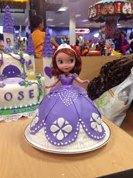 This was my first attempt at a doll cake ! Pin By May Hanna Matte On My Cakes Sofia The First Birthday Cake Birthday Cake Kids Doll Cake