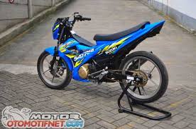 95 foto modifikasi satria fu warna biru teamodifikasi kumpulan foto modifikasi motor satria. Data Modifikasi Suzuki Saria F 150 Garapan Brt Yang Siap Turun Di Indoprix Pertamax7 Com