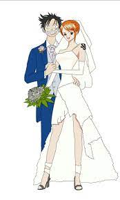 Nami X Luffy Married Wedding Cartoon Luffy Luffy X Nami