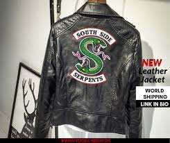Riverdale Serpents Pu Leather Jacket Riverdale Merch Riverdale Merch Riverdale Fashion Riverdale Shirts
