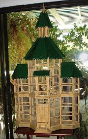 Large Vintage Large Bird Cage Decorative Wood Wire 2 Story Victorian Cottage Style Bird Cage Bird Cage Decor Bird Houses