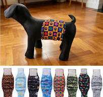 Manufacturer's Cute Summer Solid Pattern Dog Diaper Menstrual Pants New Pet  Supplies for Menstrual Dogs Surgery Recovery Suit