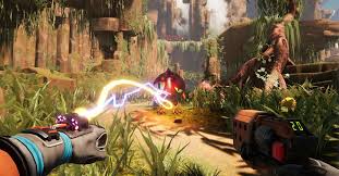 Polygon Journey To The Savage Planet Is A Jaunty Exploration Of A Colorful Alien World Typhoon Studios Game Offers Variet Games To Buy Planets Alien Worlds