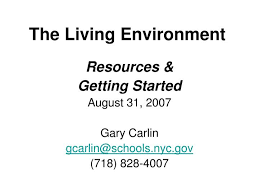 Ppt The Living Environment Powerpoint Presentation Id