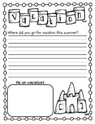 summer writing handwriting packet kindergarten first grade tpt