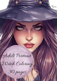Witch Adult Coloring Book