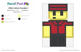 Elliot roblox forsaken - Kandi Pad | Kandi Patterns, Fuse Bead Patterns,  Pony Bead Patterns