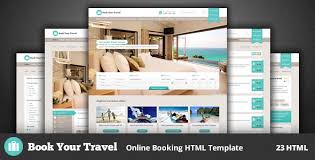 Book Your Travel Online Booking Html Template