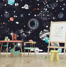 4.1 out of 5 stars 2,263. Black Outerspace Kids Bedroom Wallpaper Starry Galaxy Wall Decor Removable Fabric Planet Nursery Decor Wall Paper Playroom Wall Art Mural In 2021 Kids Bedroom Wallpaper Playroom Wall Art Space Themed Bedroom