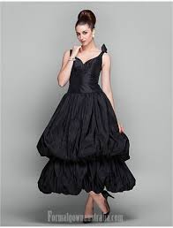 Australia Formal Dresses Cocktail Dress Party Dress Holiday Prom Dress Black Plus Sizes Dresses Petite Ball Gown V Neck Ankle Length Taffeta