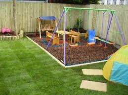 Child Friendly Gardens Project Photos From Landscaper Redlough Landscapes For Landscaping Services Play Area Backyard Backyard For Kids Backyard Play