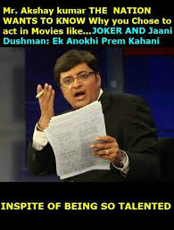 Arnab Goswami Latest Jokes Journalism