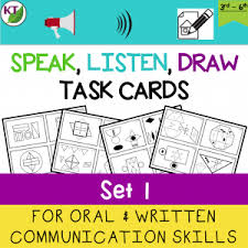Speak Listen Draw An Activity To Improve Communication Use Academic Vocabulary Verbal communication uses words to deliver a message.