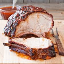 Chop the herbs and insert them into the slits remove the pork from the oven and let it rest for 10 minutes to allow the internal temperature to rise. Barbecued Glazed Pork Roast Cook S Country