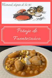 Potaje De Fuentesauco Comida Etnica Recetas De Comida Garbanzos