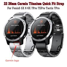 สายนาฬิกาไทเทเนียม22มม. 26มม. Garmin ปลดเร็วสายรัดข้อมือสำหรับ Fenix  7XPRO6X pro 5 plusสัญชาตญาณสาย2X Tactix BELT - AliExpress