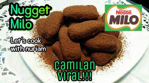 Hanya 2 bahan jadi cemilan coklat yang enak banget. Cara Membuat Nugget Milo Camilan Viral Cuma 4 Menit Youtube