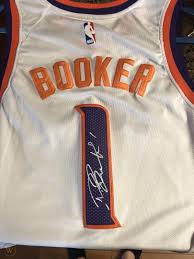 See the picture and get details! Devin Booker Signed Jersey Suns Proof White Jersey 70 Points 1921404502