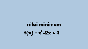 Menentukan nilai minimum dan maksimum pada excel. Mencari Nilai Minimum Fungsi F X X 2x 4 Matematika Sma