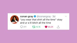 Conan Gray Tweet Mood Conan Gray Mood Quotes Conan Gray Aesthetic