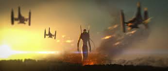 Download wallpaper anime, artist, artwork, digital art, hd, deviantart images, backgrounds, photos and pictures for desktop,pc,android,iphones. 5092764 Robot Anime Sunset Wallpaper Cool Wallpapers For Me