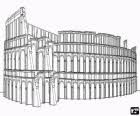 El coliseo es el principal símbolo de roma, una imponente construcción que, con casi 2.000 años de antigüedad, os hará retroceder en el tiempo. El Anfiteatro Romano El Coliseo Para Colorear Pintar E Imprimir