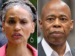 Eric adams, a democratic candidate for new york mayor, gave an emotional speech to supporters after voting in the primary election on tuesday.creditcredit.sarah blesener for the new york times. Nyc Mayor Hopeful Maya Wiley Slams Eric Adams Over Apartment New York Daily News