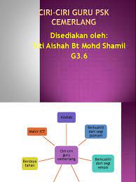 Persetujui oleh (jemaah nazir sekolah kpm, 2003; 101847770 Ciri Ciri Guru Cemerlang