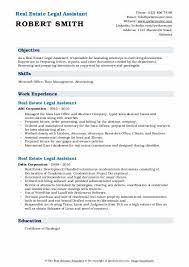 We are a firm with a busy real estate practice and we are currently seeking an experienced assistant with a minimum of 2 years of real estate experience to…. Real Estate Legal Assistant Resume Samples Qwikresume
