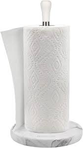 Keep paper towels in easy reach with this classic holder. Amazon Com Homemaxs Paper Towel Holder Paper Towel Holder Countertop For Kitchen Marble Design Double Fastening Paper Towel Dispenser With Weighted Anti Skid Base And Elegant Handle